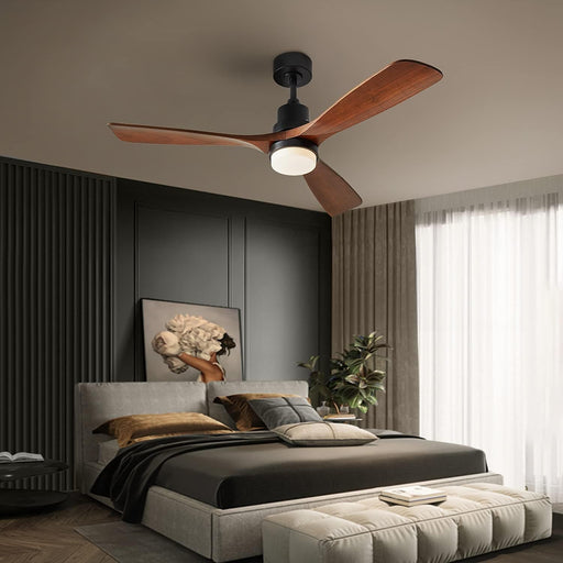 60 in. Farmhouse Wood Ceiling Fan with Remote, Bedroom Ceiling Fans with Lights, 3 Reversible Quiet Ceiling Fans for Patios Bedroom Living Room-1-ErisView