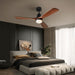 60 in. Farmhouse Wood Ceiling Fan with Remote, Bedroom Ceiling Fans with Lights, 3 Reversible Quiet Ceiling Fans for Patios Bedroom Living Room-1-ErisView