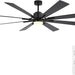 60 in. Gold and Black Ceiling Fan with Lights and Remote, Wood Reversible DC Ceiling Fan, Indoor Modern Ceiling Fan for Kitchen Bedroom Living Room -10-ErisView