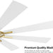60 in. Gold and Black Ceiling Fan with Lights and Remote, Wood Reversible DC Ceiling Fan, Indoor Modern Ceiling Fan for Kitchen Bedroom Living Room -30-ErisView