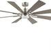 60 in. Gold and Black Ceiling Fan with Lights and Remote, Wood Reversible DC Ceiling Fan, Indoor Modern Ceiling Fan for Kitchen Bedroom Living Room -35-ErisView