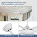 60 in. Grey Large Farmhouse Ceiling Fan with Remote and APP Control, Outdoor Reversible DC Ceiling Fan for Indoor Outdoor Use-11-ErisView