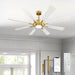 60 in. Grey Large Farmhouse Ceiling Fan with Remote and APP Control, Outdoor Reversible DC Ceiling Fan for Indoor Outdoor Use-39-ErisView