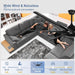 60 in. Grey Large Farmhouse Ceiling Fan with Remote and APP Control, Outdoor Reversible DC Ceiling Fan for Indoor Outdoor Use-56-ErisView