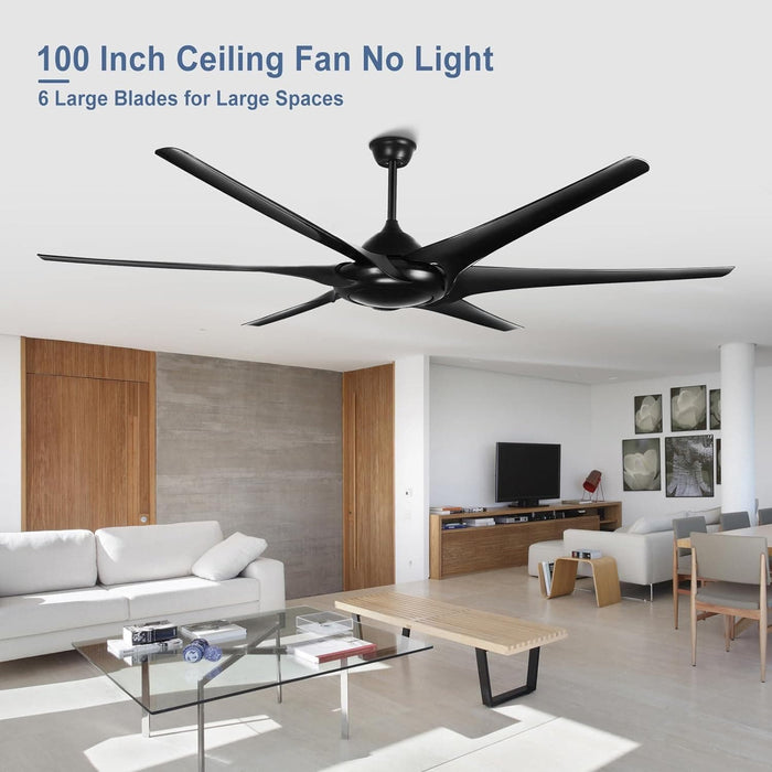 60 in. Grey Large Farmhouse Ceiling Fan with Remote and APP Control, Outdoor Reversible DC Ceiling Fan for Indoor Outdoor Use-60-ErisView