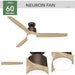 60 in. Huge Ceiling Fan, Metal Blade Ceiling Fan, Ceiling Hugger Ceiling Fans-2-ErisView