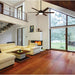 60 in. Indoor Black Bronze Ceiling Fan with Dimmable LED Light Kit and Opal Frosted Glass-5-ErisView