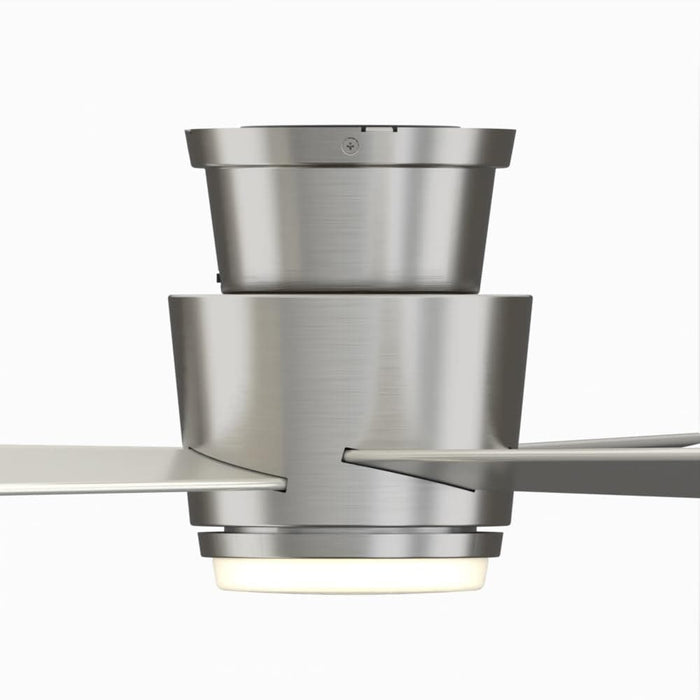 60 in. Indoor Ceiling Fan with LED Light Kit, Brushed Nickel Ceiling Fan, Black Gray Reversible Ceiling Fan-2-ErisView