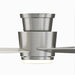 60 in. Indoor Ceiling Fan with LED Light Kit, Brushed Nickel Ceiling Fan, Black Gray Reversible Ceiling Fan-2-ErisView