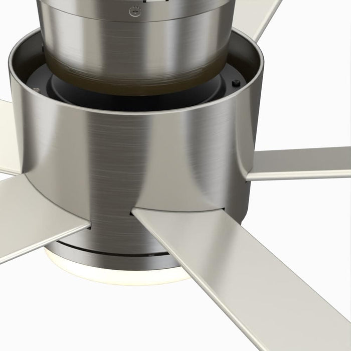 60 in. Indoor Ceiling Fan with LED Light Kit, Brushed Nickel Ceiling Fan, Black Gray Reversible Ceiling Fan-4-ErisView