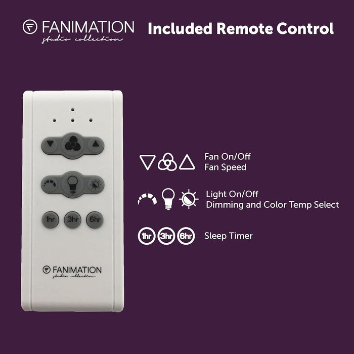 60 in. Indoor Ceiling Fan with LED Light Kit, Brushed Nickel Ceiling Fan, Black Gray Reversible Ceiling Fan-7-ErisView
