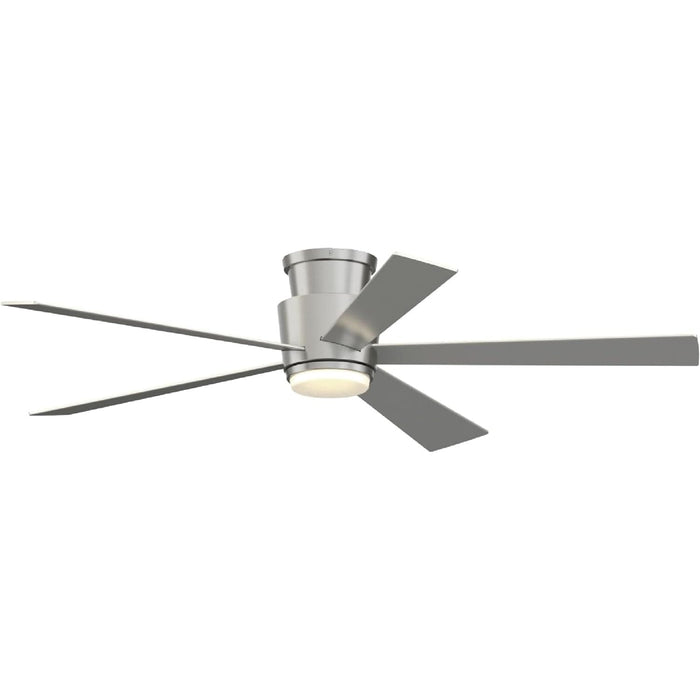 60 in. Indoor Ceiling Fan with LED Light Kit, Brushed Nickel Ceiling Fan, Black Gray Reversible Ceiling Fan-1-ErisView