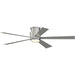 60 in. Indoor Ceiling Fan with LED Light Kit, Brushed Nickel Ceiling Fan, Black Gray Reversible Ceiling Fan-1-ErisView
