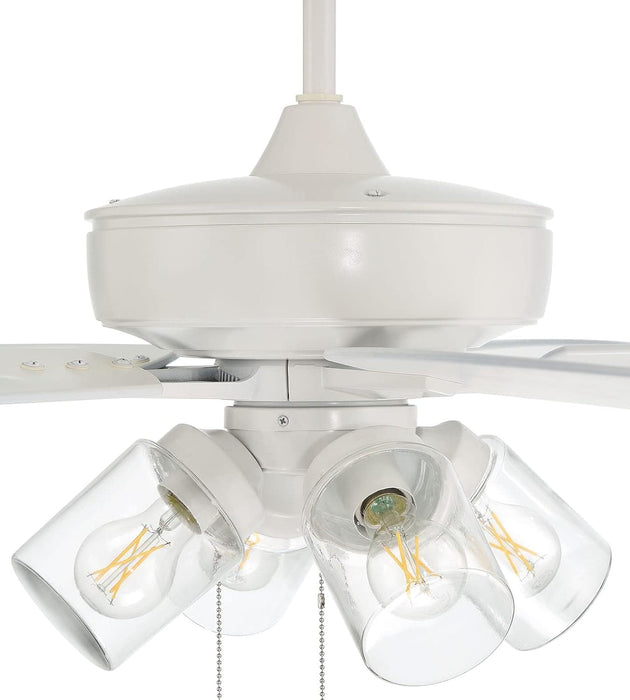 60 in. Indoor Outdoor Wet Rated Ceiling Fan with LED Light and Pull Chain, 5 Blade Ceiling Fan-5-ErisView