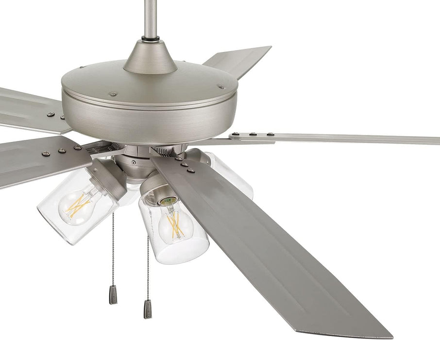 60 in. Indoor Outdoor Wet Rated Ceiling Fan with LED Light and Pull Chain, 5 Blade Ceiling Fan-8-ErisView