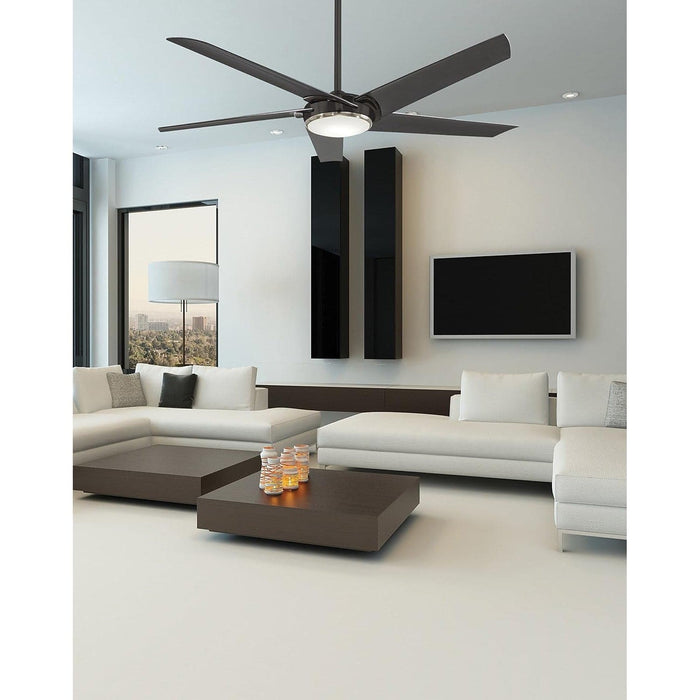 60 in. LED Ceiling Fan with Remote Control, Bronze Ceiling Fan-2-ErisView