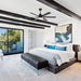 60 in. Large 6-Blade Ceiling Fan for Living Room, Industrial Downrod Mount Black Ceiling Fan with Light Kit and Remote Control Reversible Blade-ErisView