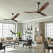 60 in. Large Ceiling Fans without Lights, 3 Blade Propeller Ceiling Fan NO Light, Wood Ceiling Fan with Remote, Modern Farmhouse Ceiling Fan-7-ErisView