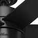 60 in. Large Matte Black Ceiling Fan, Hugger Ceiling Fans, Cooling Ceiling Fan-13-ErisView