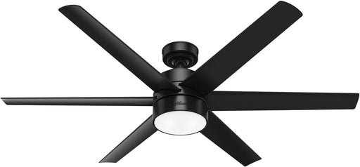 60 in. Large Matte Black Ceiling Fan, Hugger Ceiling Fans, Cooling Ceiling Fan-1-ErisView