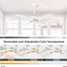 60 in. Large Smart Ceiling Fan with Light and Remote APP Control, Modern Dimmable LED Reversible DC Ceiling Fan, Compatible with Alexa and Google Assistant-3-ErisView