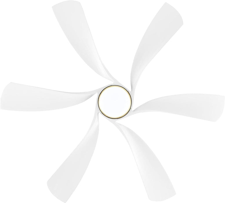 60 in. Large Smart Ceiling Fan with Light and Remote APP Control, Modern Dimmable LED Reversible DC Ceiling Fan, Compatible with Alexa and Google Assistant-4-ErisView
