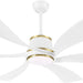 60 in. Large Smart Ceiling Fan with Light and Remote APP Control, Modern Dimmable LED Reversible DC Ceiling Fan, Compatible with Alexa and Google Assistant-1-ErisView