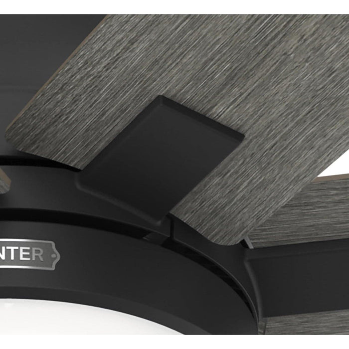 60 in. Matte Black Ceiling Fan, Hugger Ceiling Fans, Ceiling Fans for High Ceilings-11-ErisView