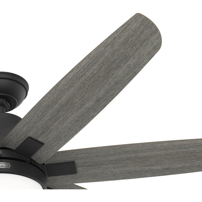 60 in. Matte Black Ceiling Fan, Hugger Ceiling Fans, Ceiling Fans for High Ceilings-13-ErisView