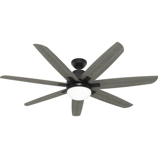 60 in. Matte Black Ceiling Fan, Hugger Ceiling Fans, Ceiling Fans for High Ceilings-1-ErisView