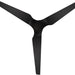 60 in. Matte Black Outdoor Fan with LED Light Kit, Indoor and Outdoor Smart Fans, 3 Blade Ceiling Fan, Works with Alexa and Ios Or android APP-17-ErisView