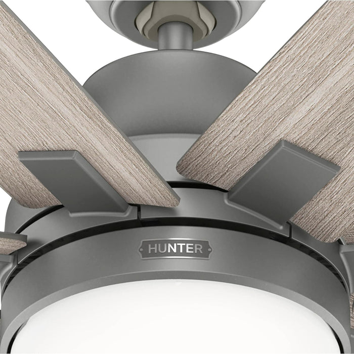 60 in. Matte Silver Ceiling Fan, Ceiling Hugger Ceiling Fans, Ceiling Hugger Ceiling Fans-12-ErisView