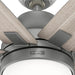 60 in. Matte Silver Ceiling Fan, Ceiling Hugger Ceiling Fans, Ceiling Hugger Ceiling Fans-12-ErisView