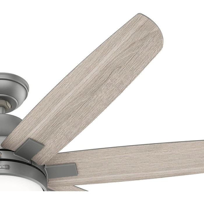 60 in. Matte Silver Ceiling Fan, Ceiling Hugger Ceiling Fans, Ceiling Hugger Ceiling Fans-13-ErisView