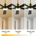 60 in. Modern Ceiling Fan with Light and Remote, Quiet Ceiling Fans with Lights for Kitchen Dining Living Room, 5 Wood Blades Ceiling Fan-11-ErisView