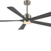 60 in. Modern Ceiling Fan with Light and Remote, Quiet Ceiling Fans with Lights for Kitchen Dining Living Room, 5 Wood Blades Ceiling Fan-17-ErisView