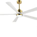 60 in. Modern Ceiling Fan with Light and Remote, Quiet Ceiling Fans with Lights for Kitchen Dining Living Room, 5 Wood Blades Ceiling Fan-33-ErisView