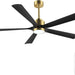 60 in. Modern Ceiling Fan with Light and Remote, Quiet Ceiling Fans with Lights for Kitchen Dining Living Room, 5 Wood Blades Ceiling Fan-9-ErisView