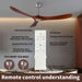 60 in. Modern Ceiling Fans with Light and Remote Control, Indoor Reversible Quiet Ceiling Fans, Energy Efficient Ceiling Fans-19-ErisView