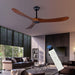 60 in. Modern Ceiling Fans with Light and Remote Control, Indoor Reversible Quiet Ceiling Fans, Energy Efficient Ceiling Fans-22-ErisView