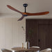 60 in. Modern Ceiling Fans with Light and Remote Control, Indoor Reversible Quiet Ceiling Fans, Energy Efficient Ceiling Fans-28-ErisView