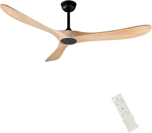 60 in. Modern Ceiling Fans with Light and Remote Control, Indoor Reversible Quiet Ceiling Fans, Energy Efficient Ceiling Fans-1-ErisView