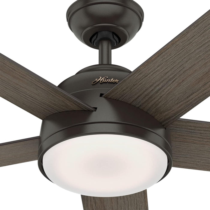 60 in. Noble Bronze Ceiling Fan, Hugger Ceiling Fans, Metal Ceiling Fans-10-ErisView