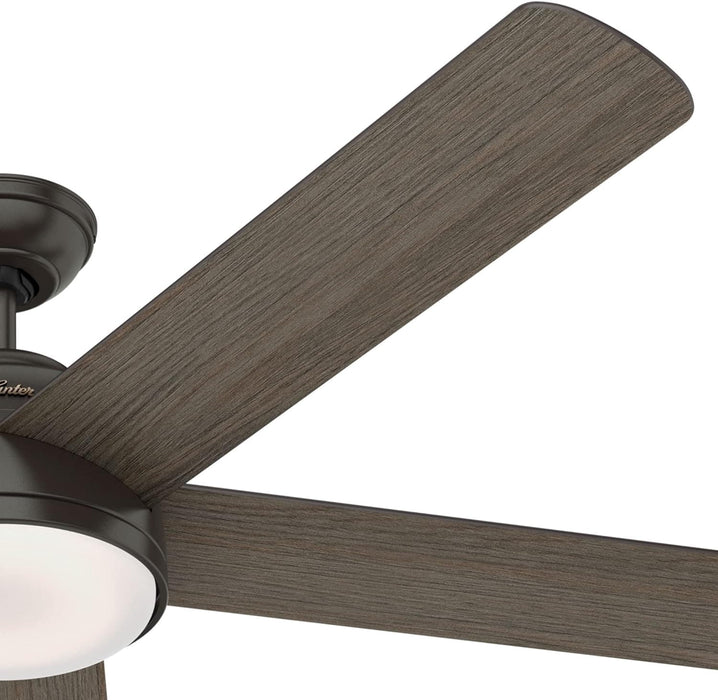 60 in. Noble Bronze Ceiling Fan, Hugger Ceiling Fans, Metal Ceiling Fans-11-ErisView