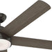 60 in. Noble Bronze Ceiling Fan, Hugger Ceiling Fans, Metal Ceiling Fans-11-ErisView