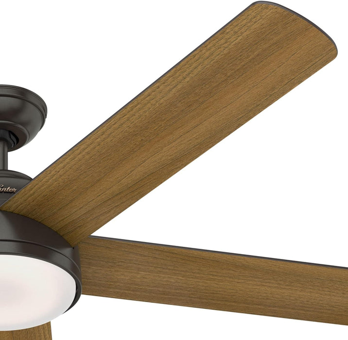 60 in. Noble Bronze Ceiling Fan, Hugger Ceiling Fans, Metal Ceiling Fans-12-ErisView