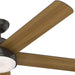 60 in. Noble Bronze Ceiling Fan, Hugger Ceiling Fans, Metal Ceiling Fans-12-ErisView