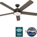60 in. Noble Bronze Ceiling Fan, Hugger Ceiling Fans, Metal Ceiling Fans-13-ErisView