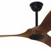 60 in. Outdoor Ceiling Fans with Remote, 3 Blade Ceiling Fan, Elegant Ceiling Fans, Dark Walnut Wood Black Outdoor Fan-15-ErisView