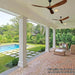 60 in. Outdoor Ceiling Fans with Remote, 3 Blade Ceiling Fan, Elegant Ceiling Fans, Dark Walnut Wood Black Outdoor Fan-6-ErisView